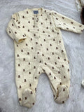 Quilted bear Romper