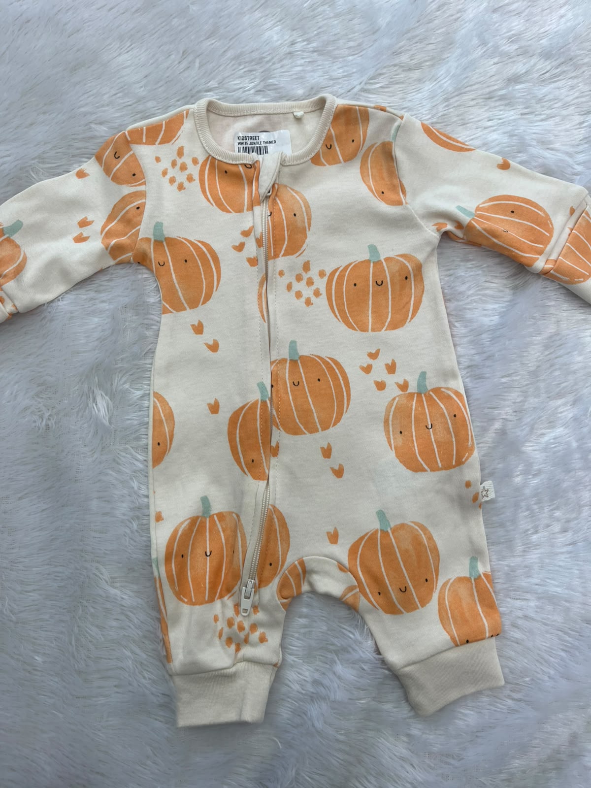Cute Pumpkin Romper