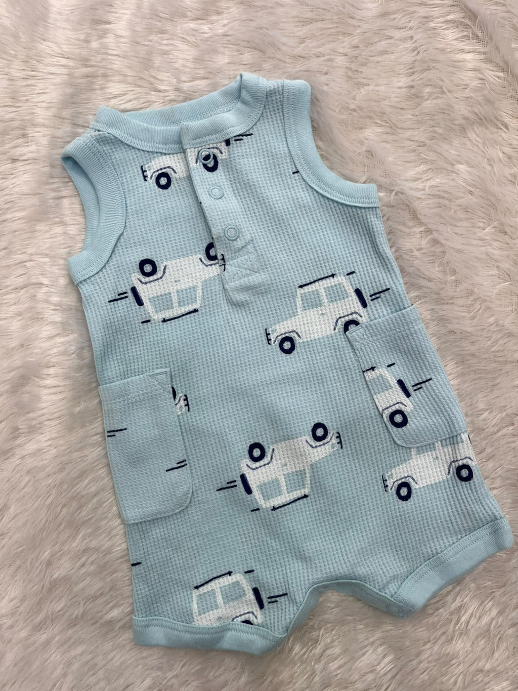 Sky blue Half Jumpsuit