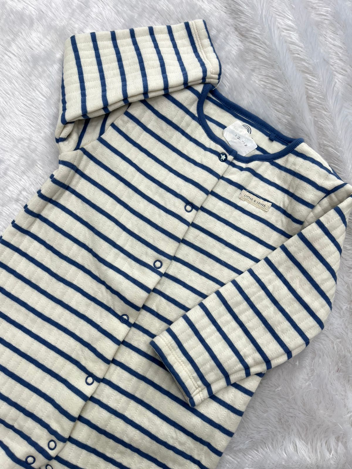 Striped Quilted Romper
