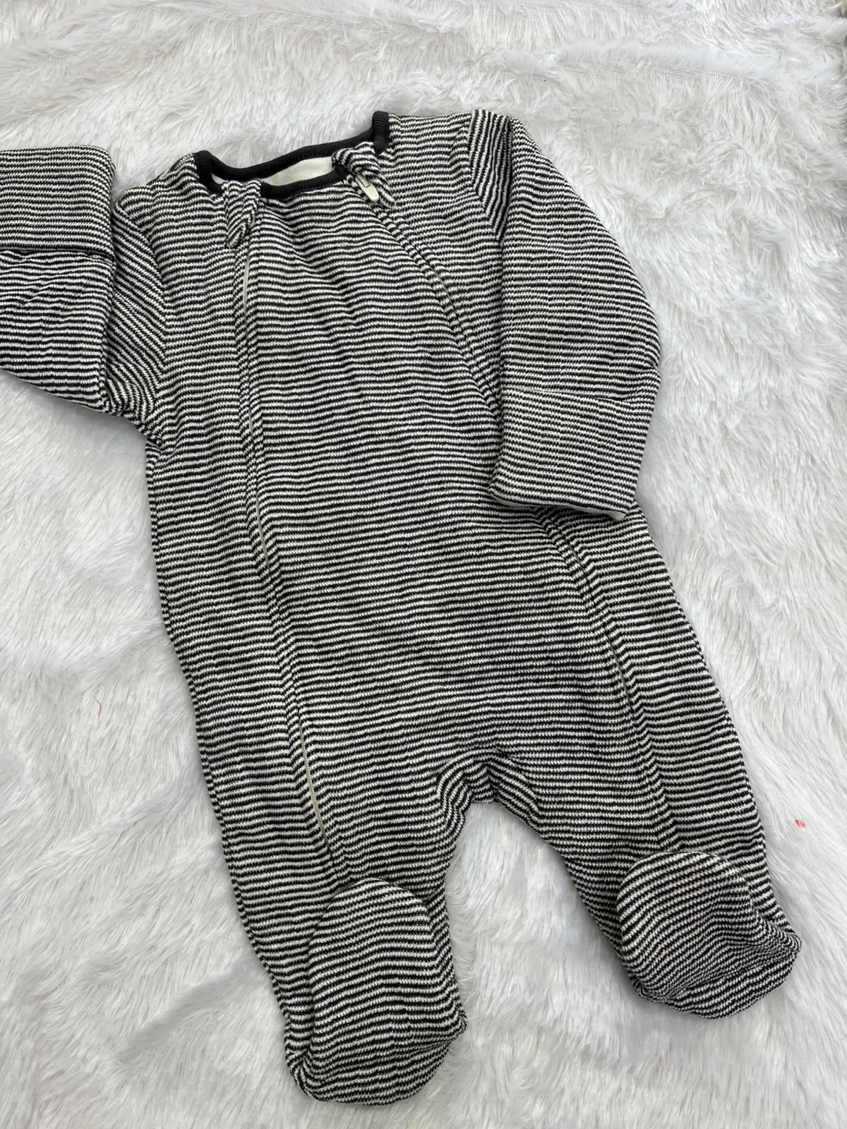 Two side zipper quilted Romper