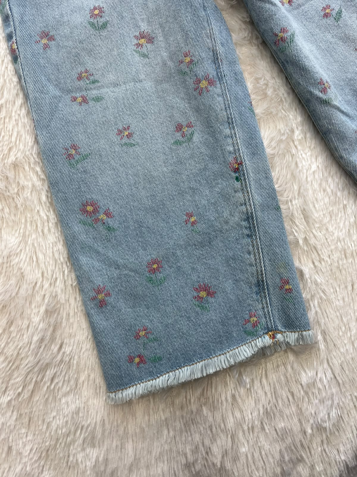 Floral Jeans For Girls