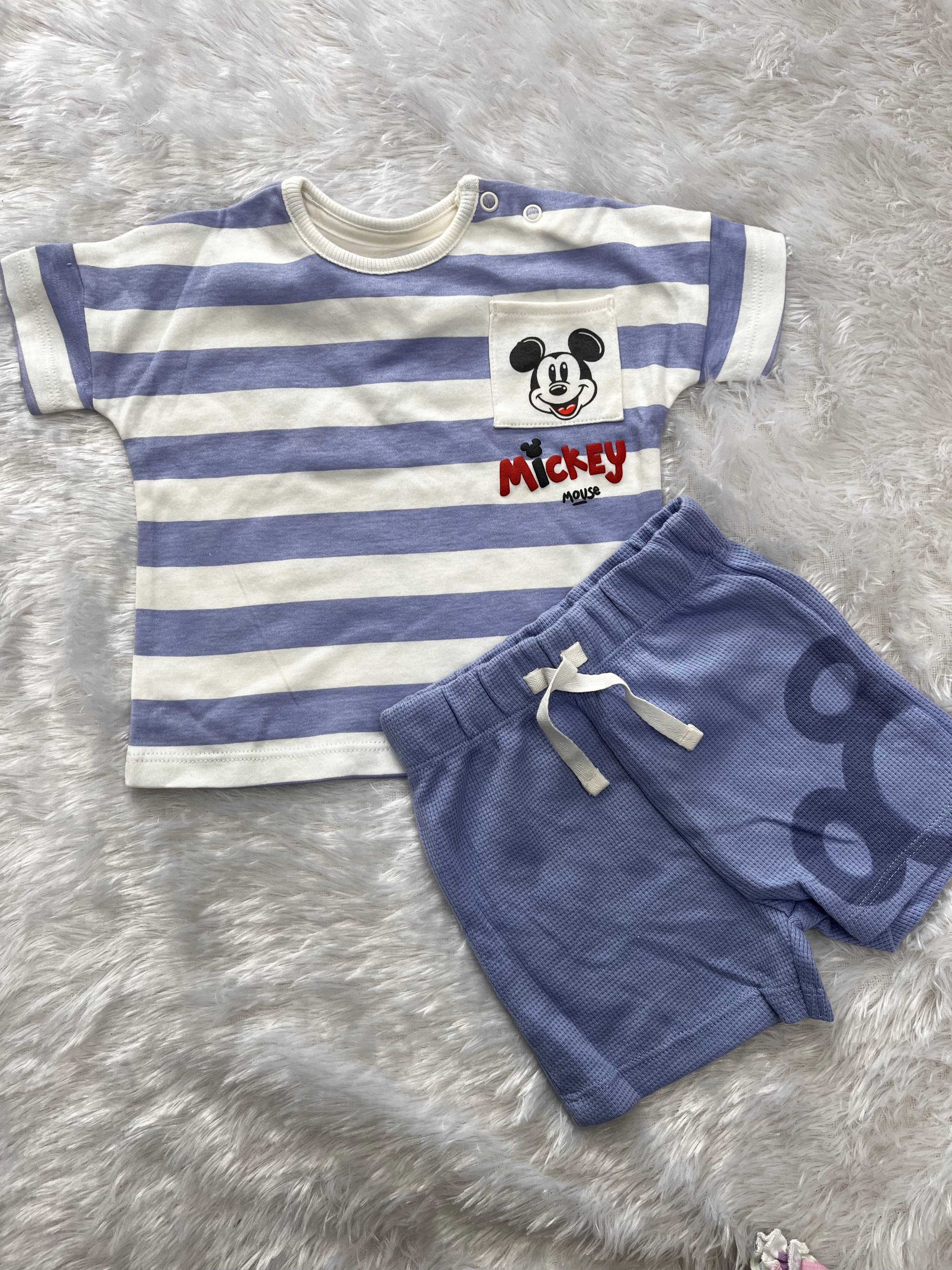 Mickey T shirt - Short set-1471