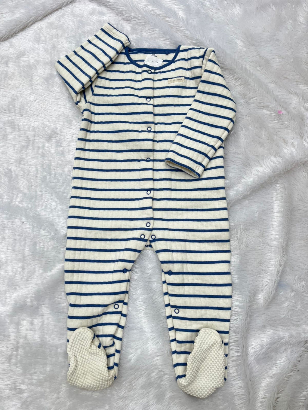 Striped Quilted Romper