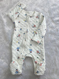 Quilted Zipper Romper