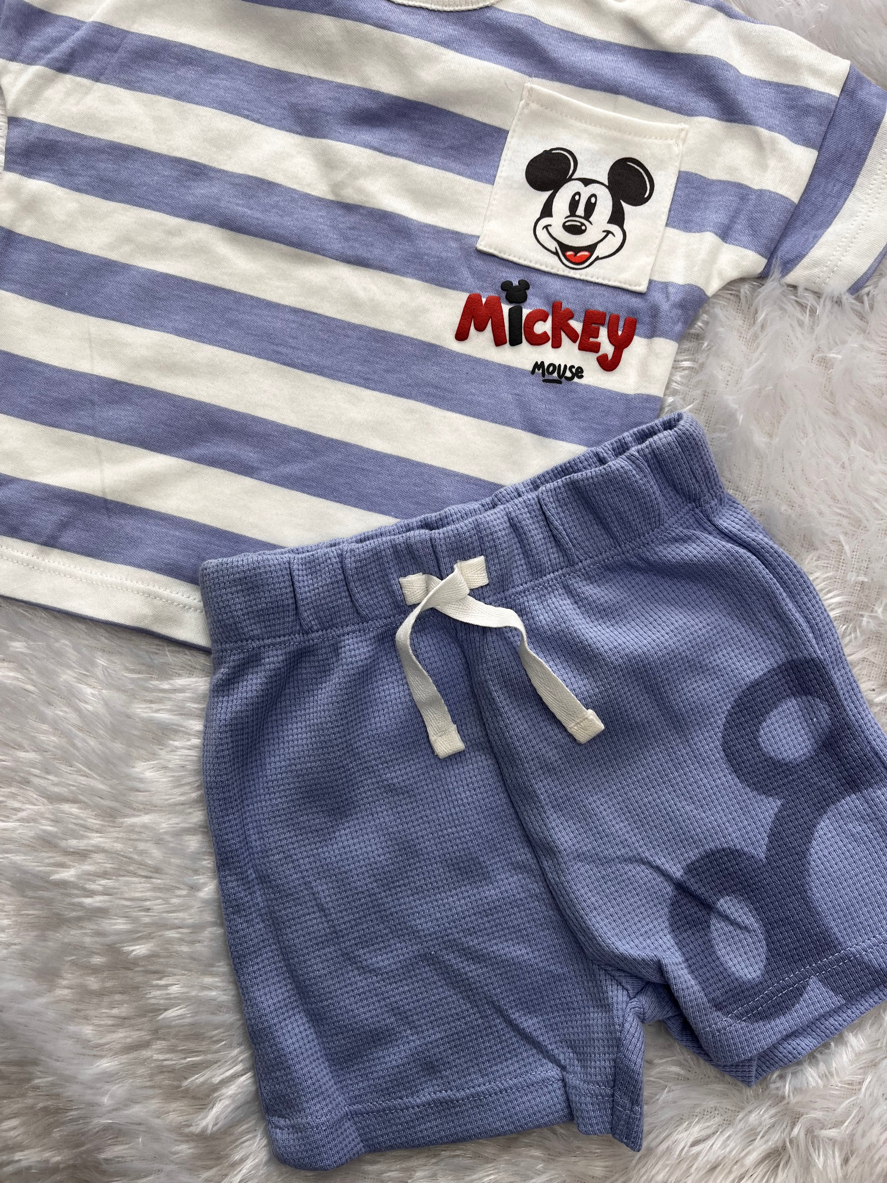 Mickey T shirt - Short set-1471
