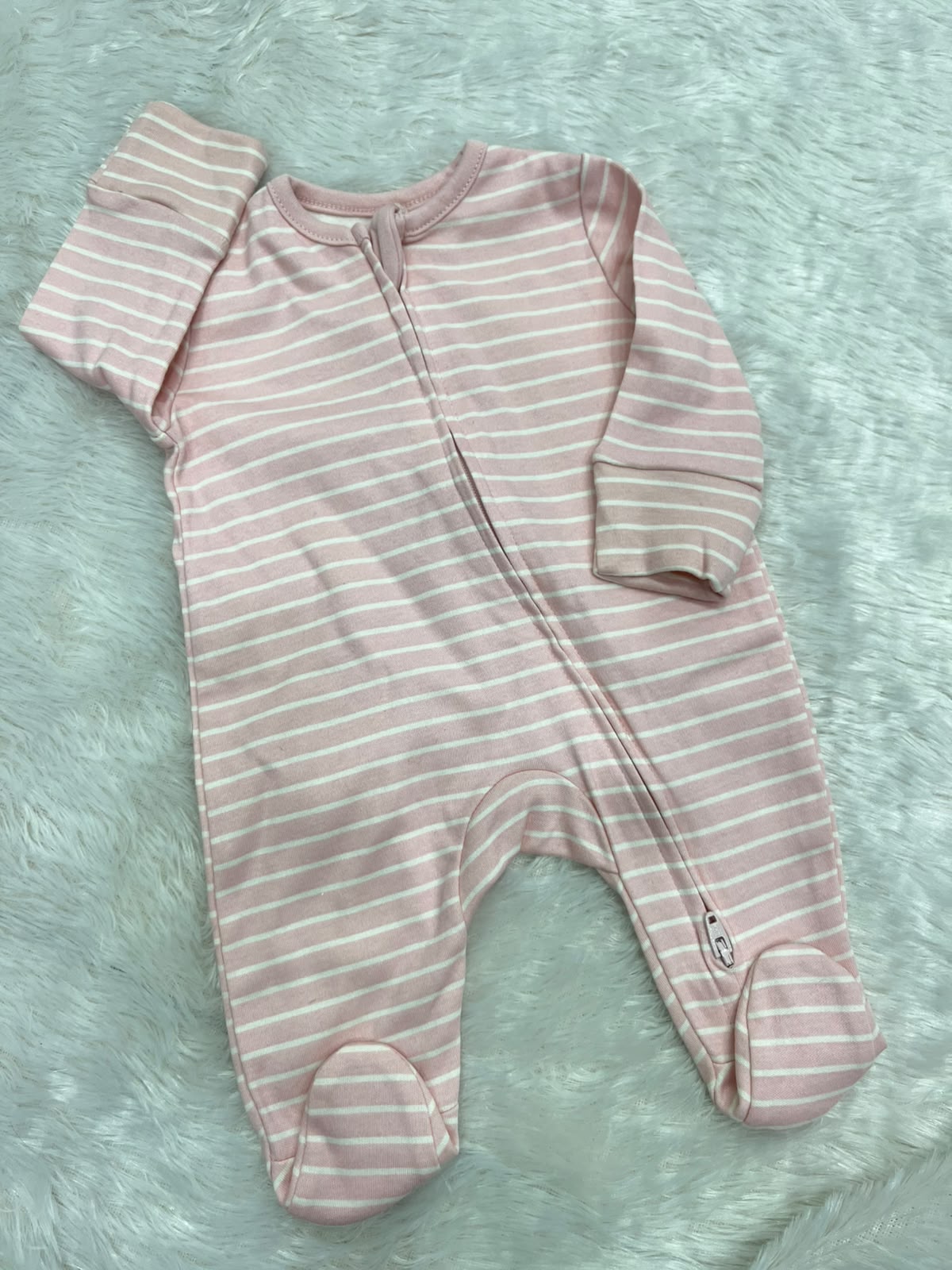 Pink stripes Rompers