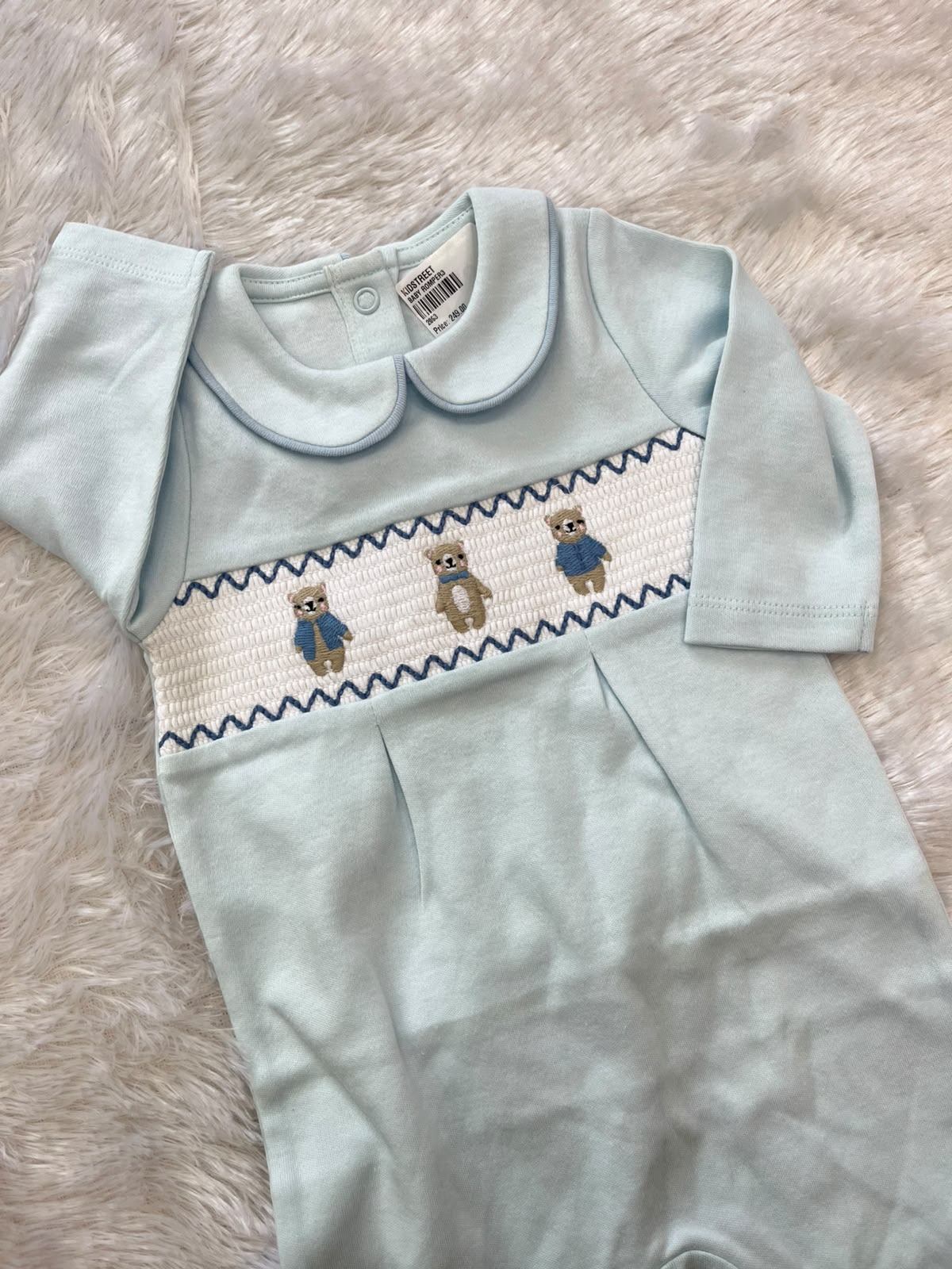 Happy Bear collar Romper
