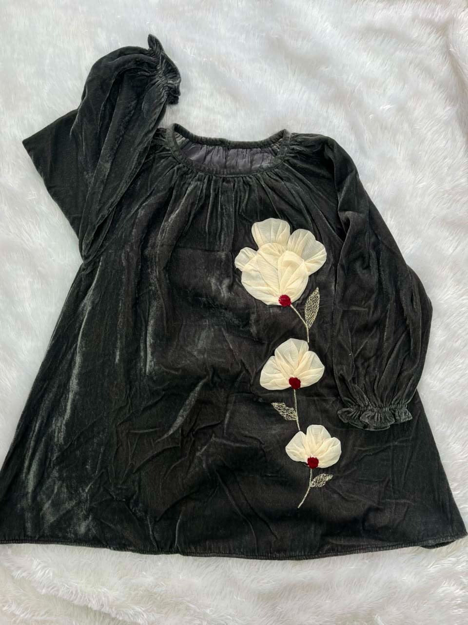 Little fairy- velvet frock
