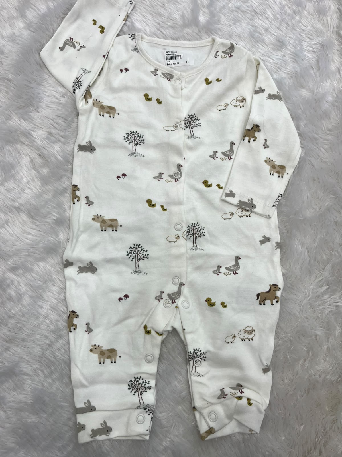 Non footed Printed Romper