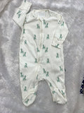 White Printed Romper