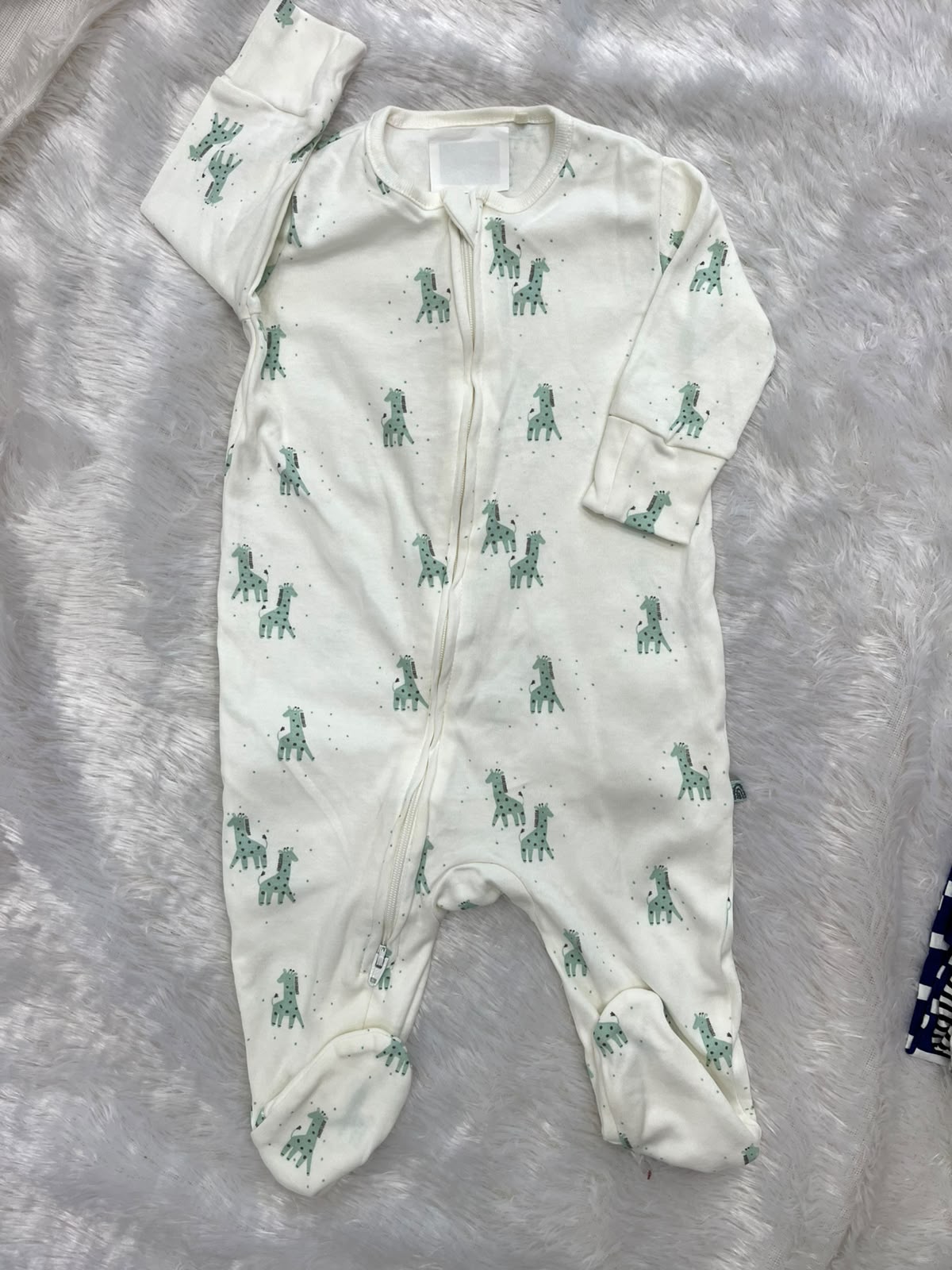 White Printed Romper