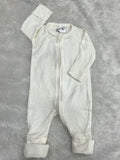 Plane white romper