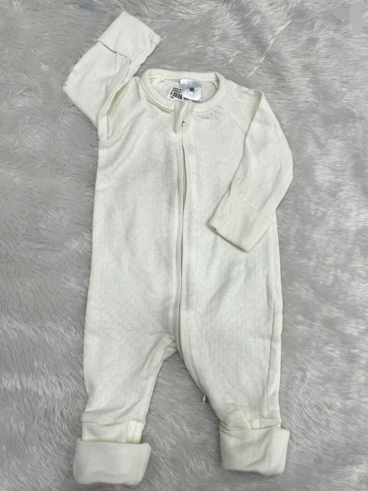 Plane white romper