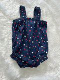Fancy onesie-Blue star