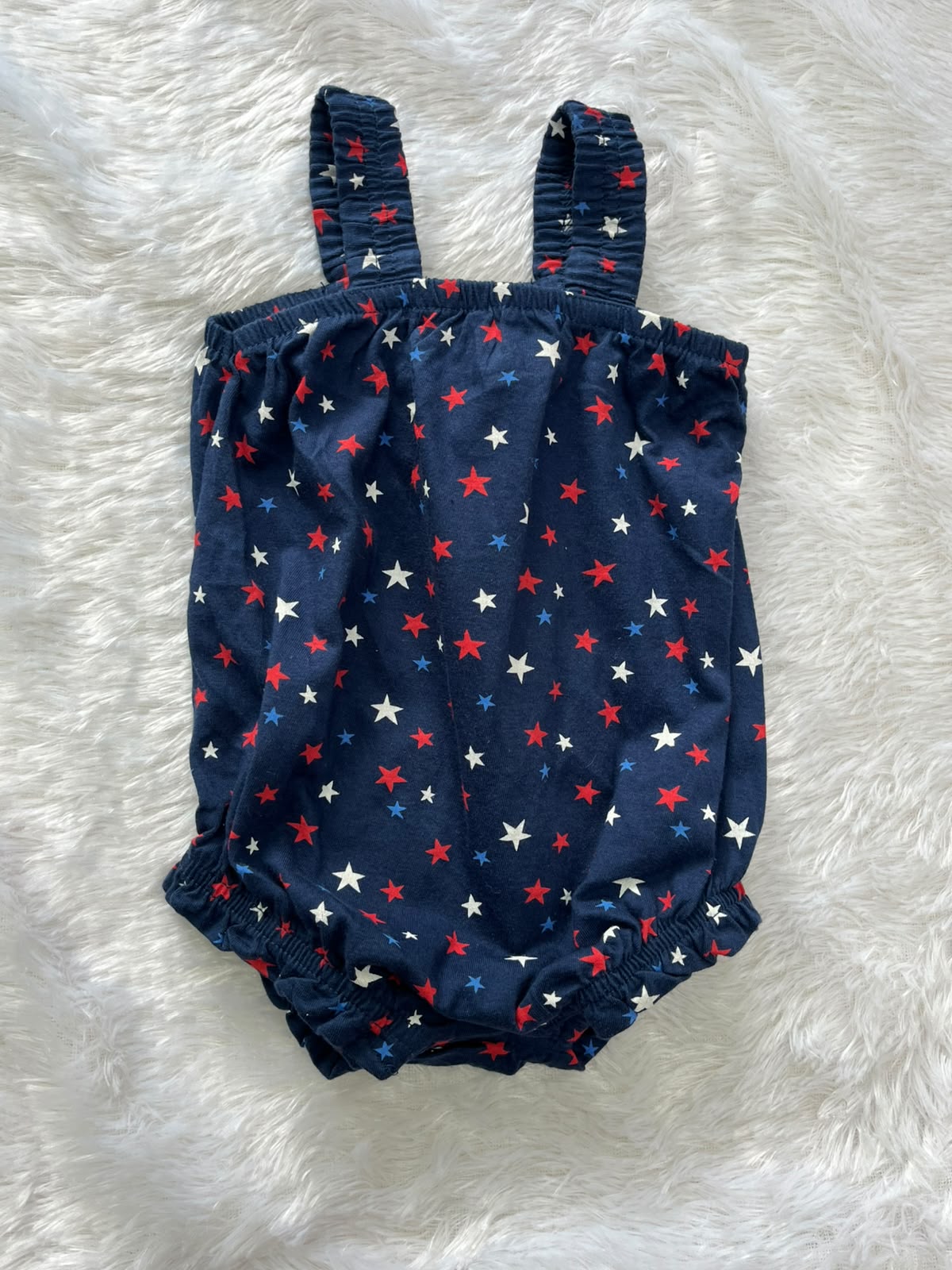 Fancy onesie-Blue star