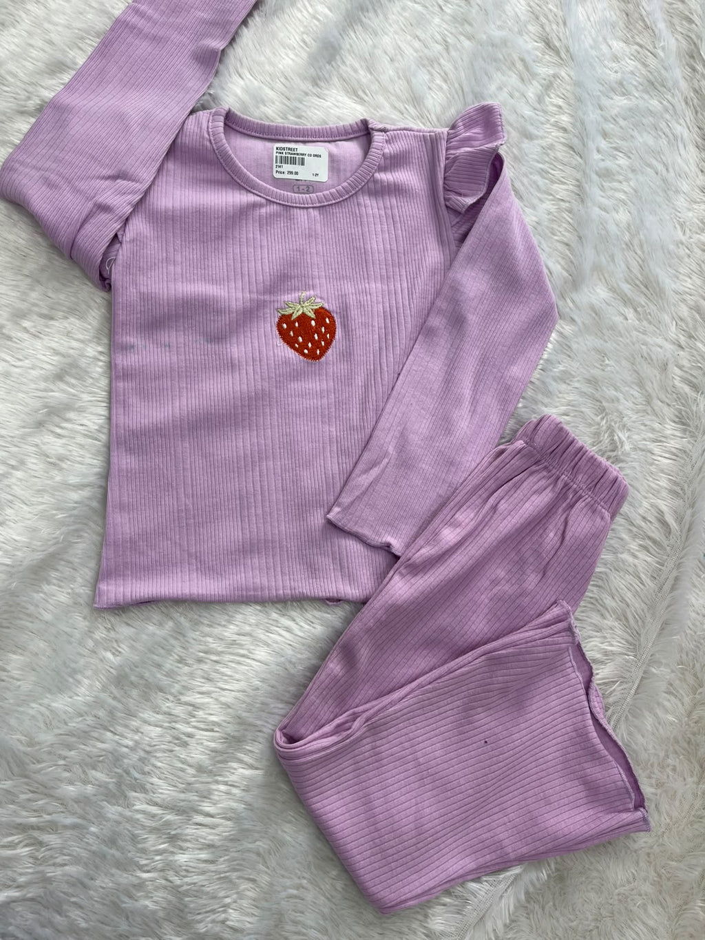 Violet strawberry co ord- 2141