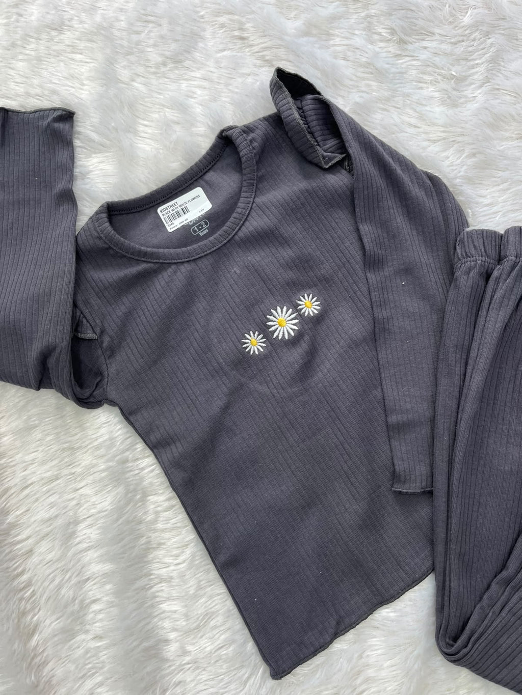 Black Ribbed co ord-2145