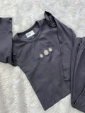 Black Ribbed co ord-2145