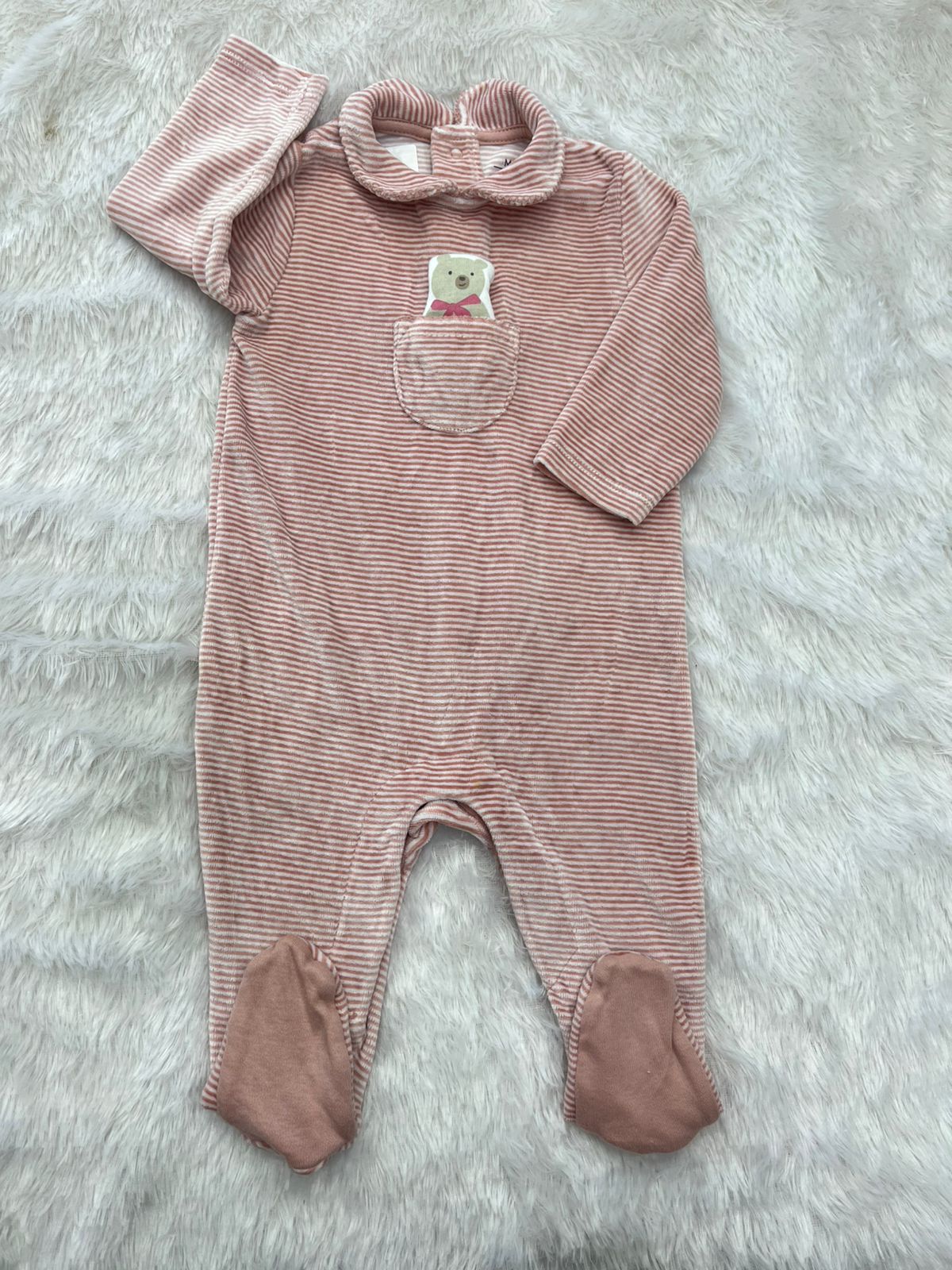 Cute velvet Romper