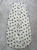Sleeping bag with center zip