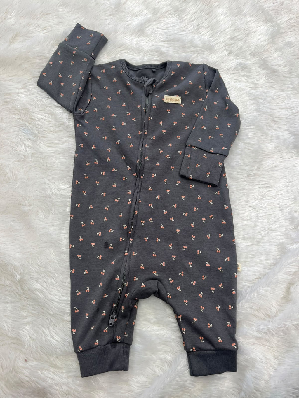 Black Printed Romper