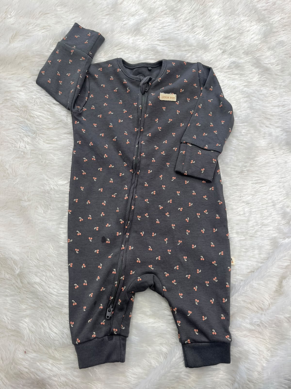 Black Printed Romper