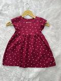 Meroon frock