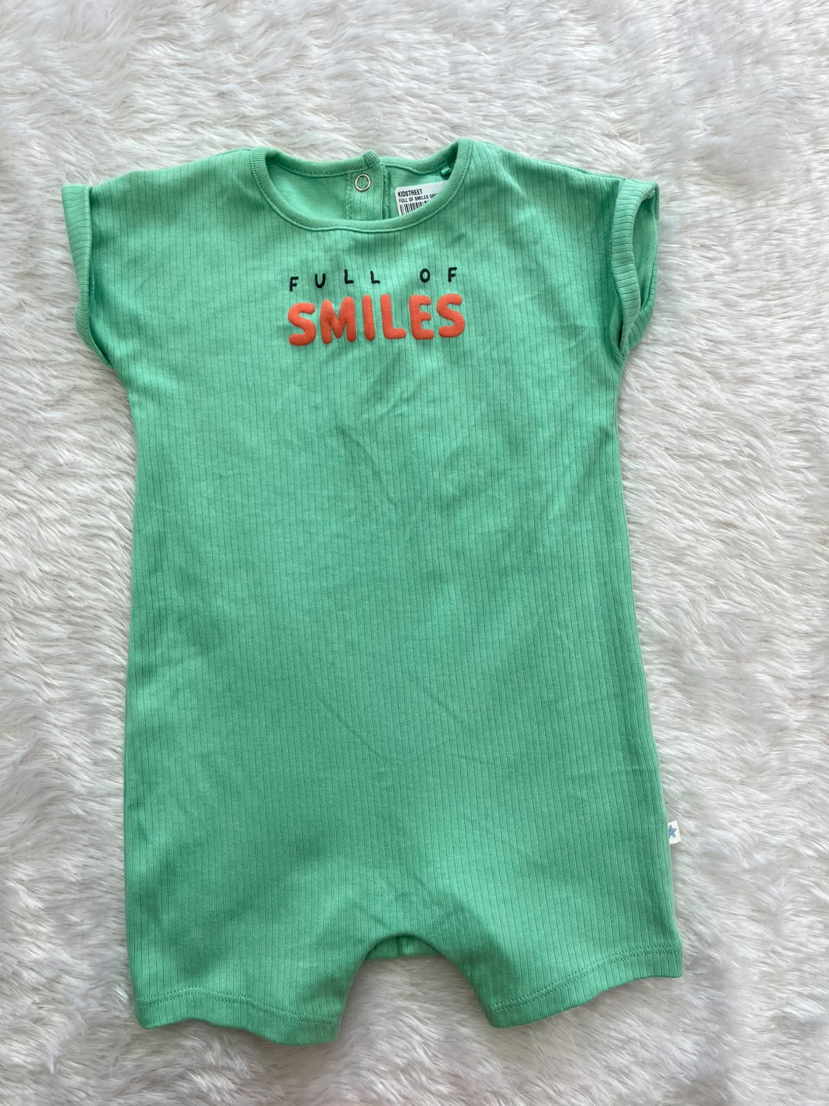 Full of smiles - Green Half jumpsuit