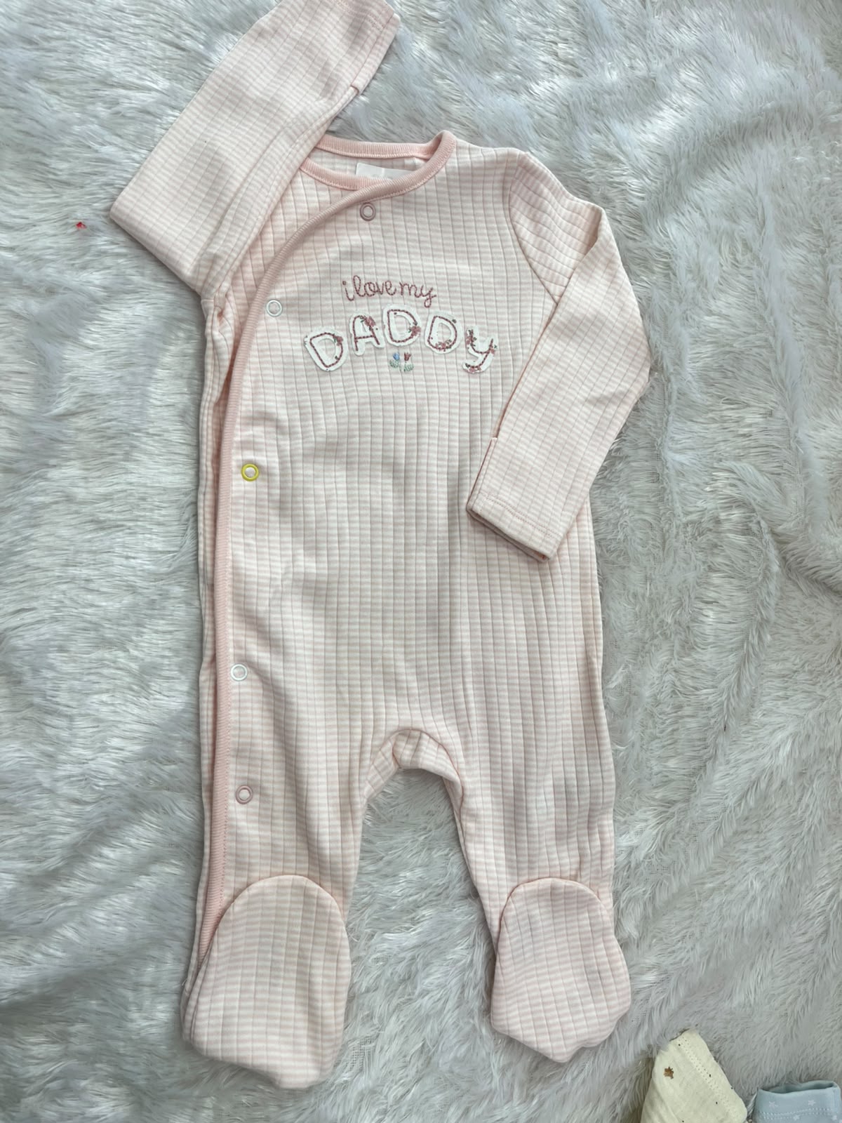 I love Daddy pink Romper