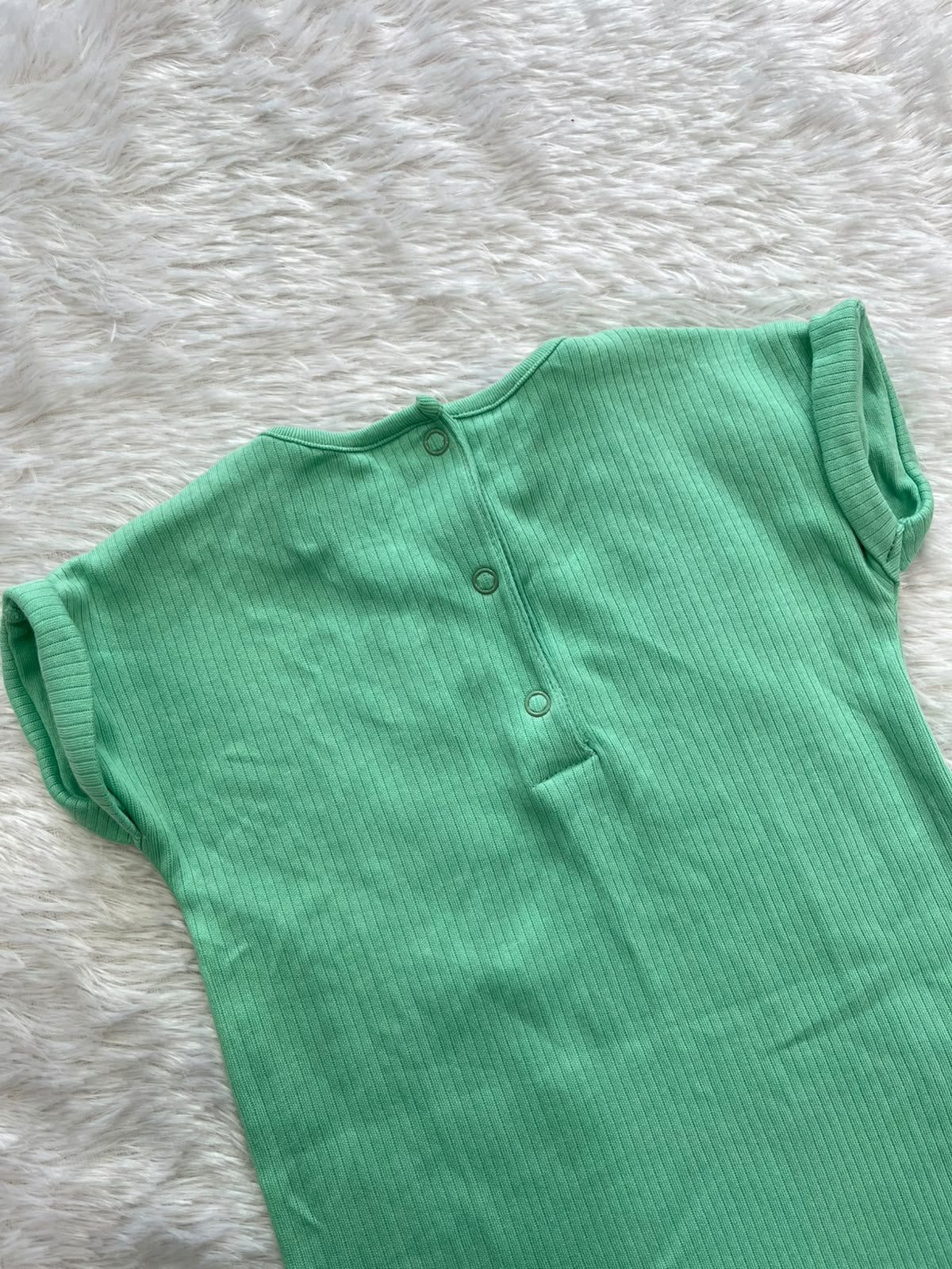 Full of smiles - Green Half jumpsuit