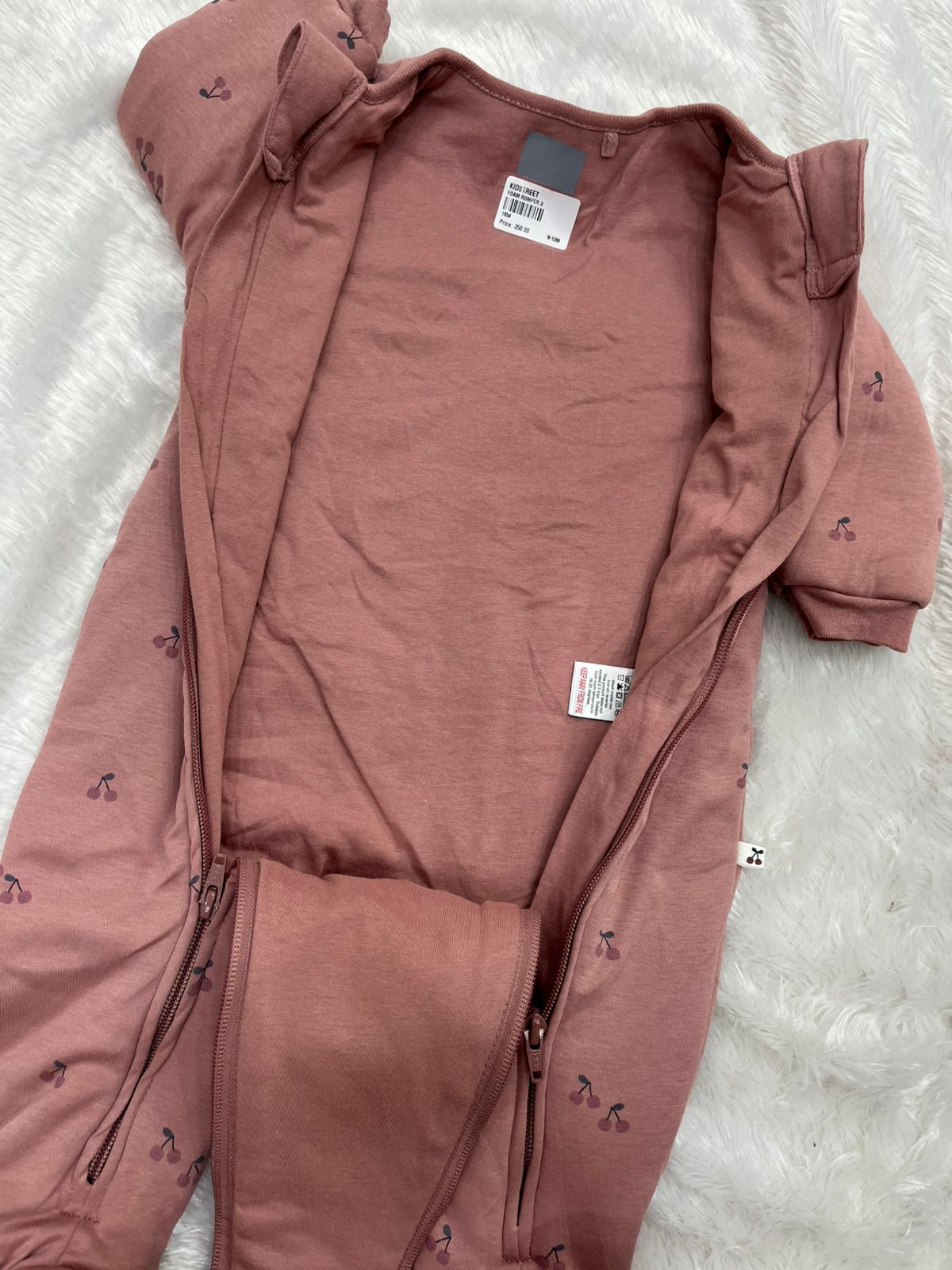 Cherry quilted