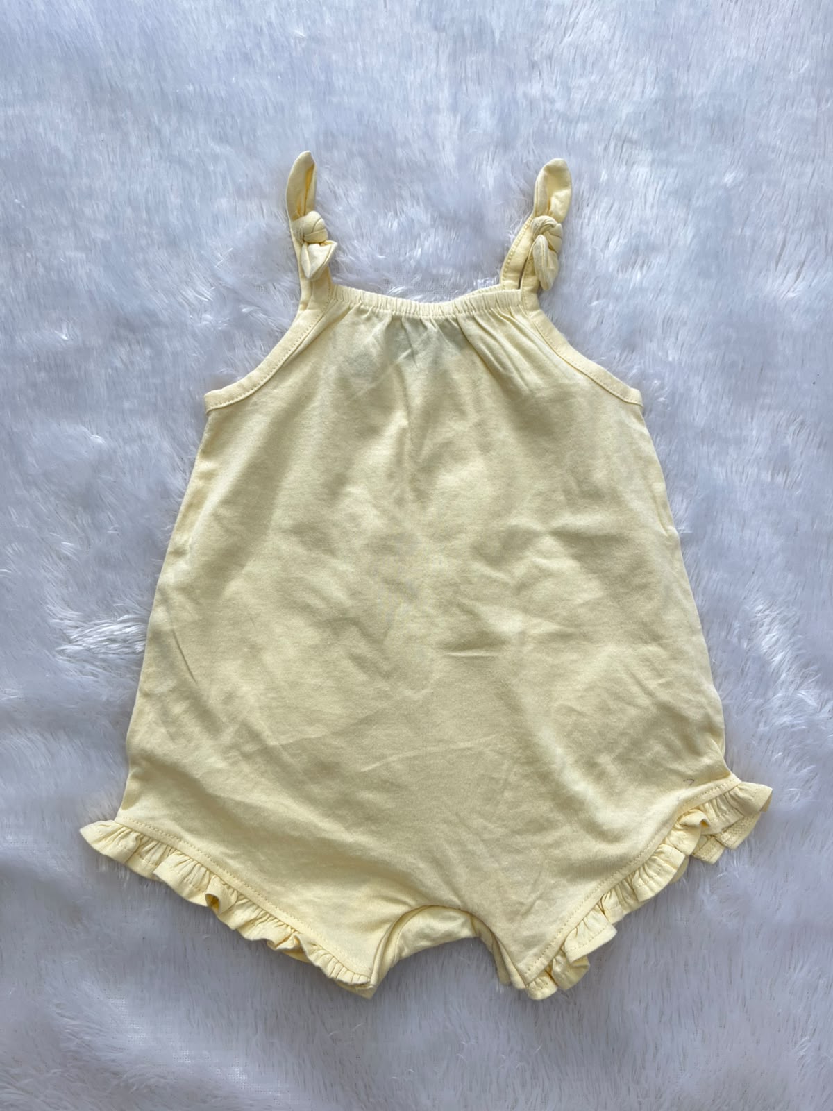 Fancy onesies-Pale yellow