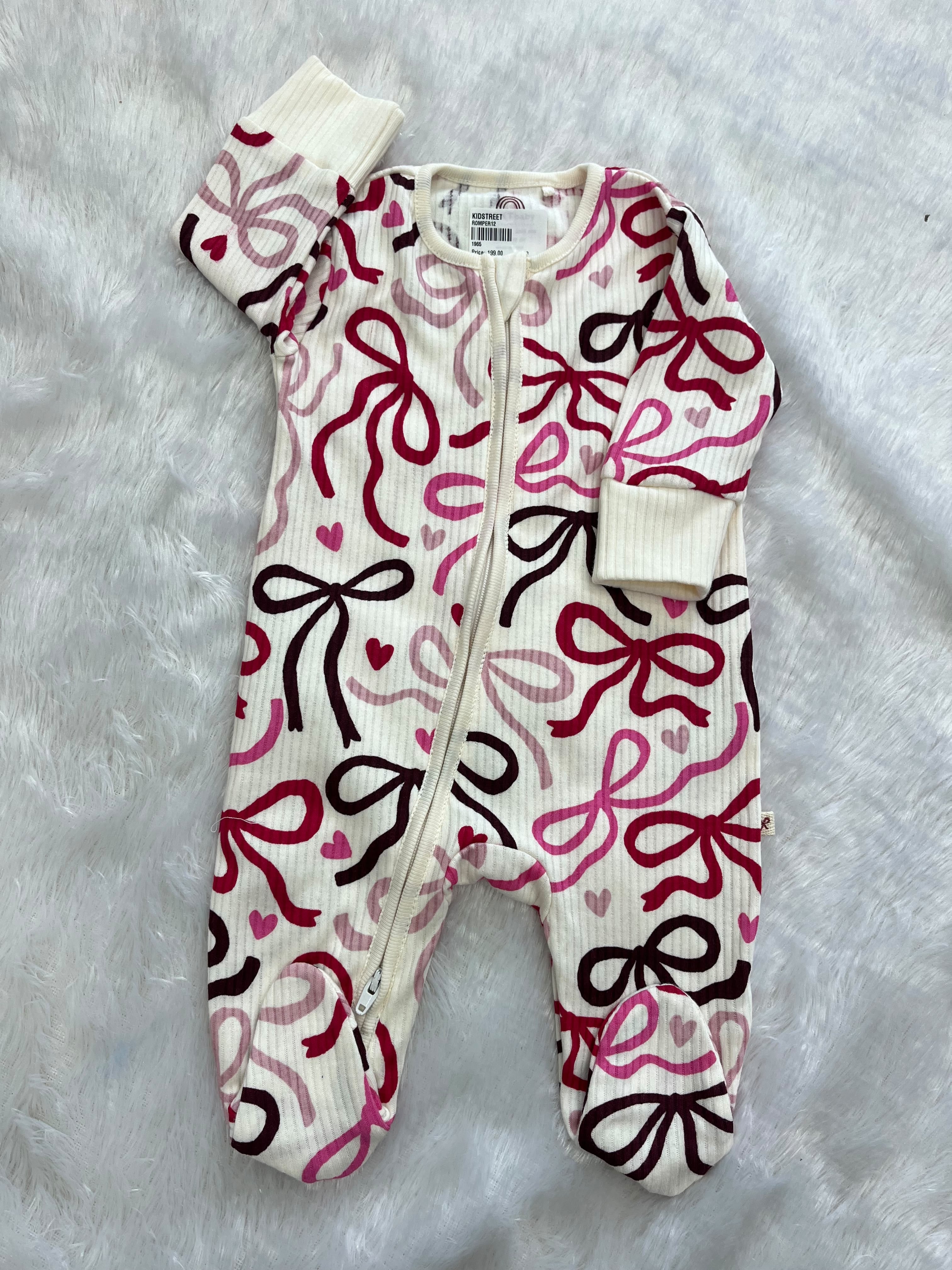 Bow and Heart Romper