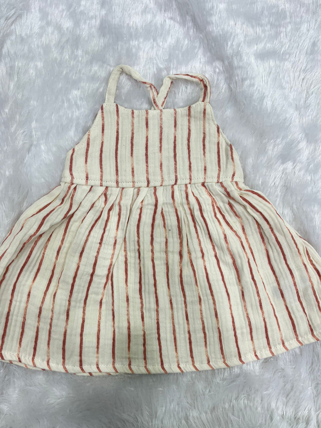 Beige Muslin Stripes