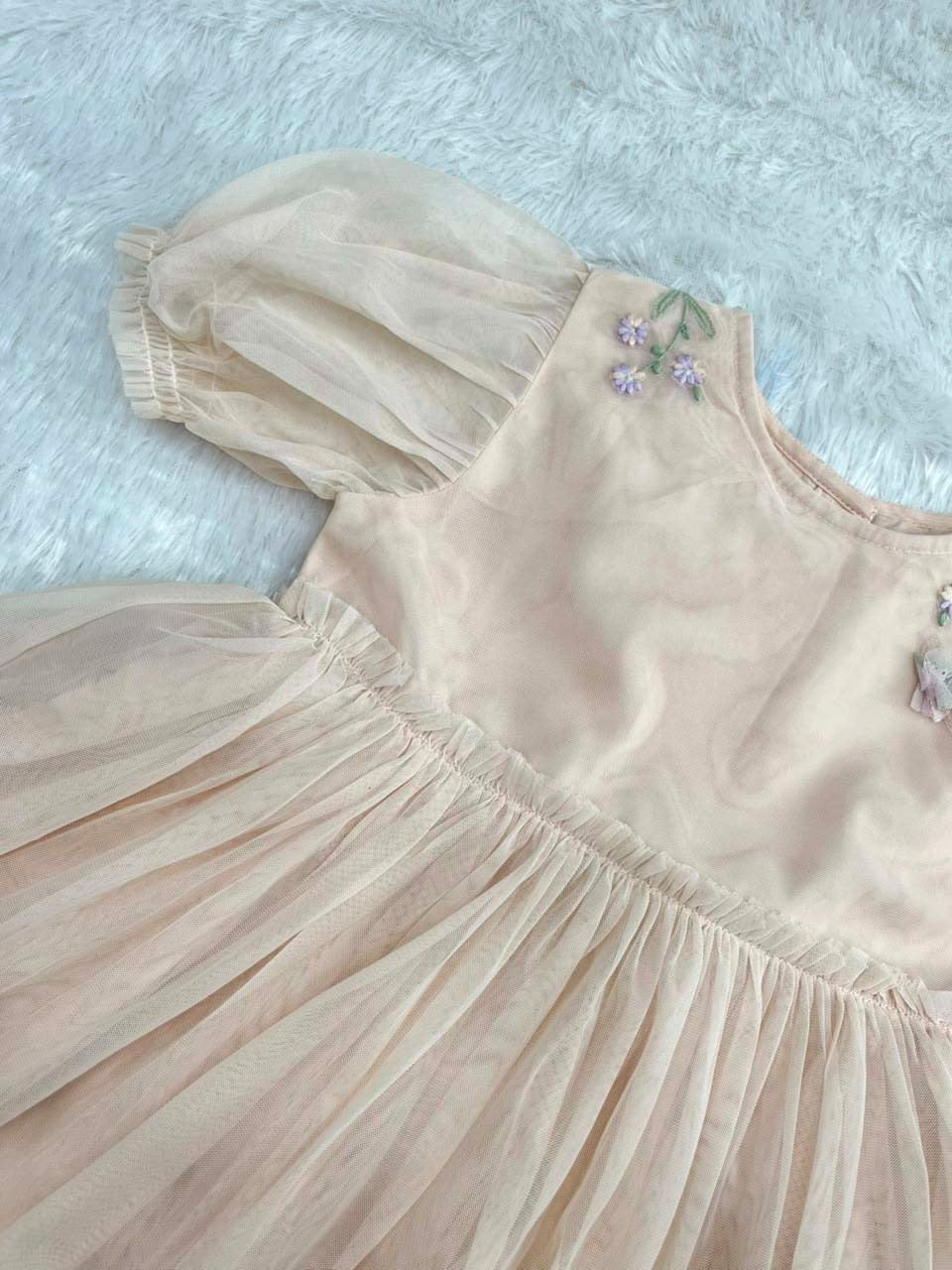 Pastel party wear frock