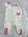 Newborn Baby Romper-footed Zipper