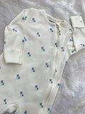 Beautiful floral design white romper