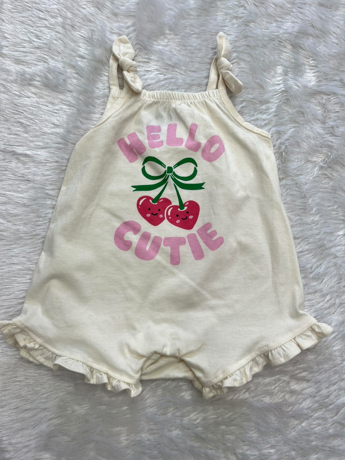 Hello cutie onesie