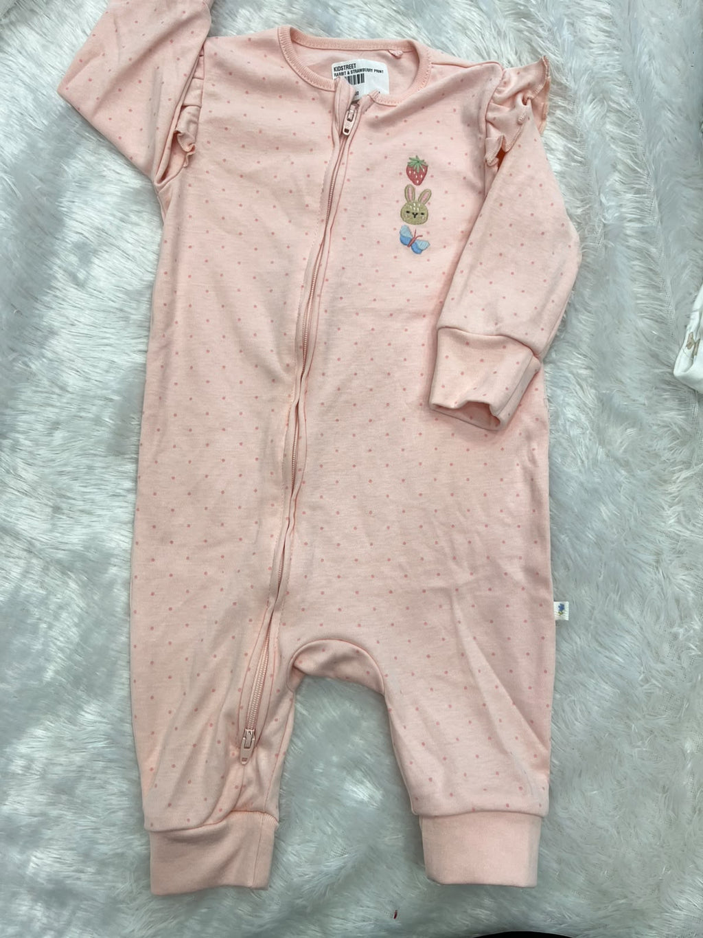 Pink Non footed Romper