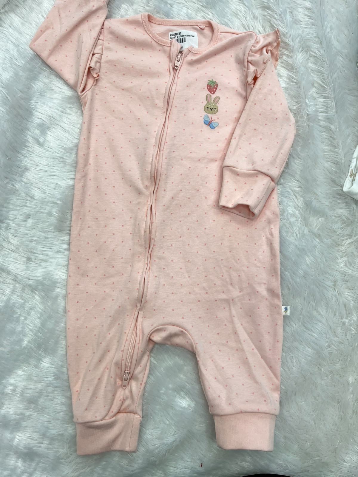 Pink Non footed Romper
