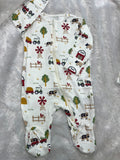 Farm print Romper