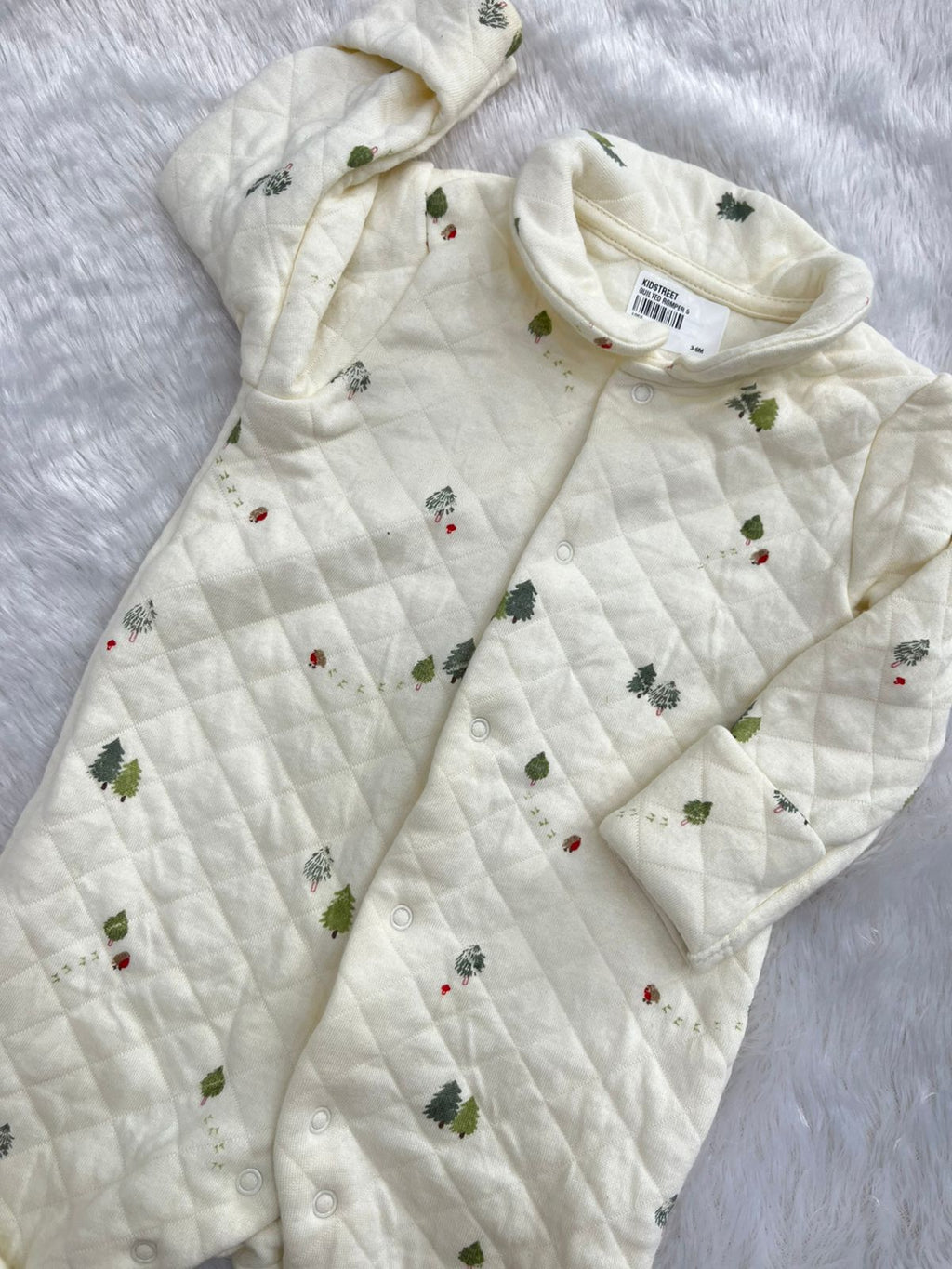 Collar quilted Romper