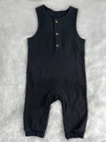 Black sleeveless Romper