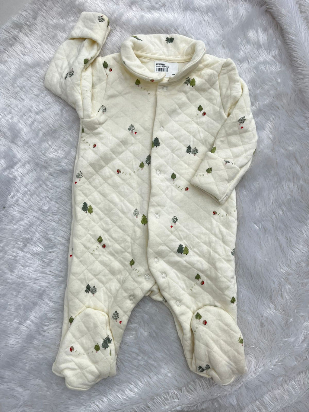 Collar quilted Romper