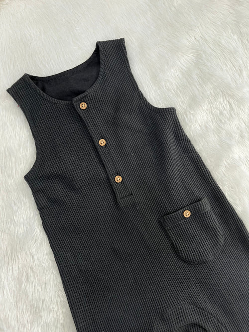 Baby Rompers-Black