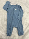 Ribbed Non footed Romper