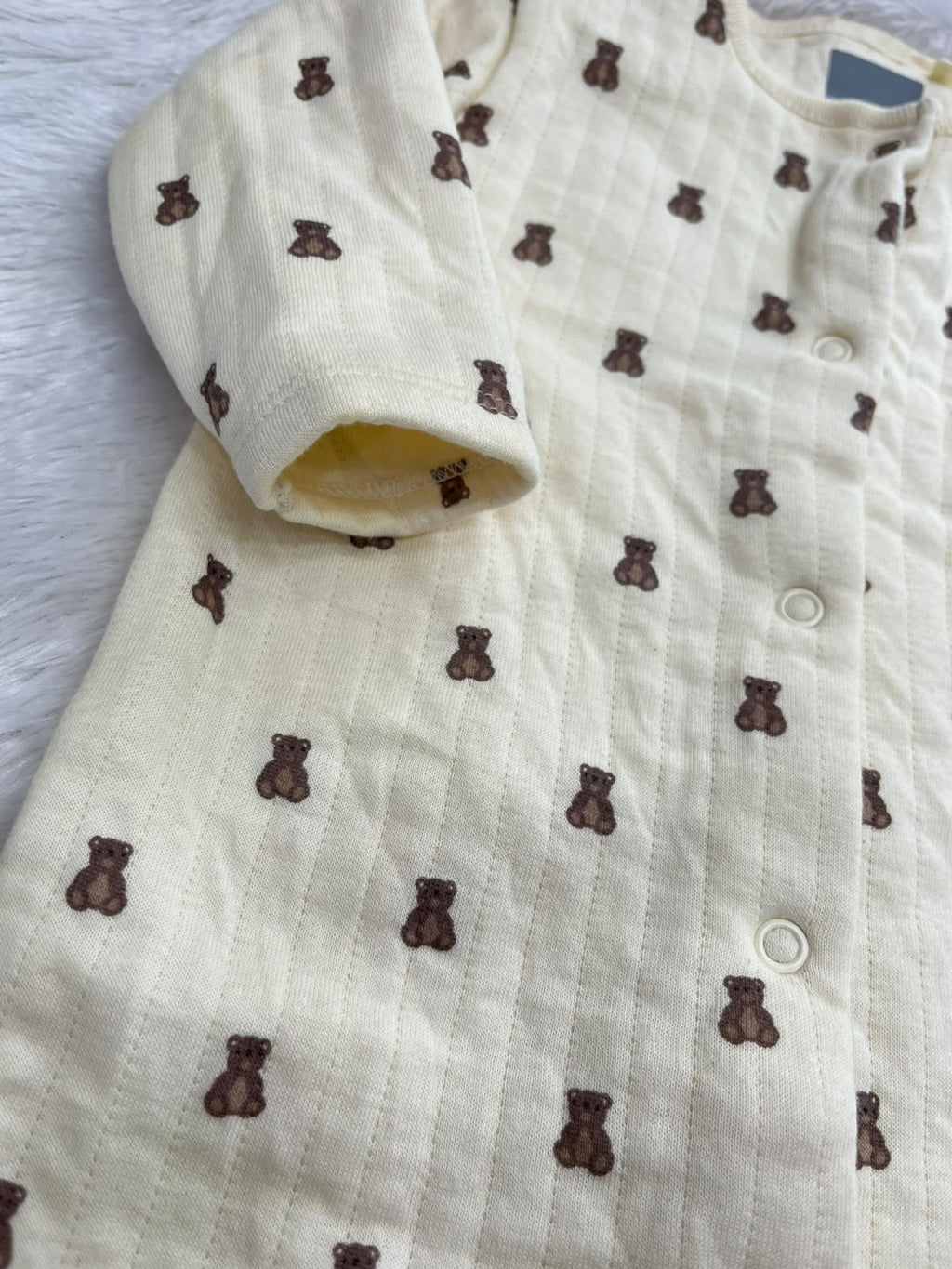 Quilted bear Romper