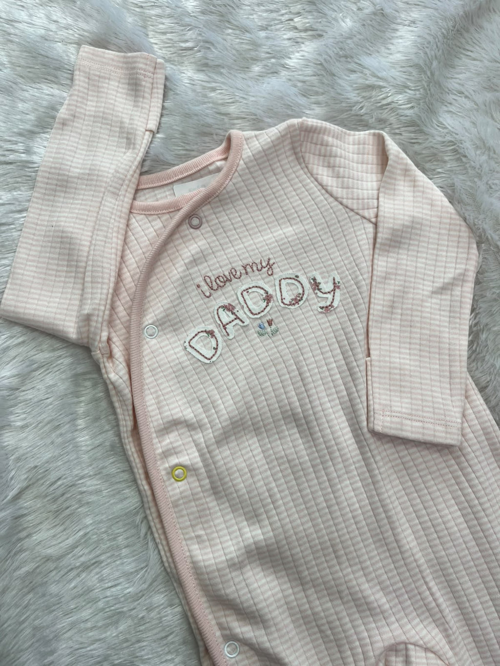 I love Daddy pink Romper