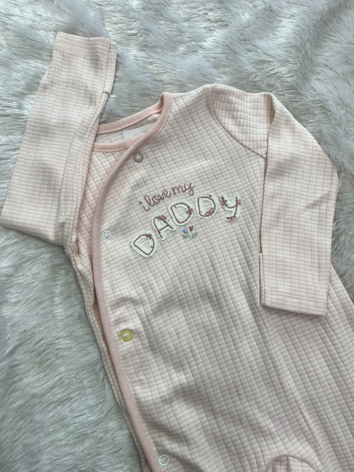 I love Daddy pink Romper
